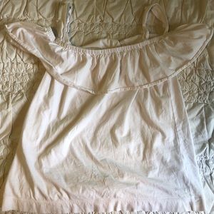 White Off the Shoulder JCrew Top!